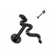 Piercing micro-labret 163 - Titane serpent noir