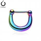 Piercing septum, oreille 31 - Simple rainbow