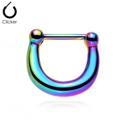 Piercing septum, oreille 31 - Simple rainbow