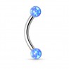Piercing arcade 112 - Opale bleue