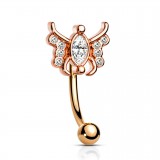 Piercing arcade 17 - Papillon rose