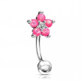Piercing arcade 51 - Fleur rose