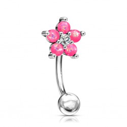 Piercing arcade 51 - Fleur rose