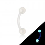 Piercing arcade acrylique 24 - Flexible fluorescent transparent
