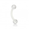 Piercing arcade acrylique boule transparent (11)