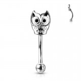 Piercing arcade 68 - Hibou gris