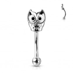 Piercing arcade 68 - Hibou gris