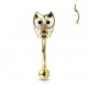Piercing arcade 68 - Hibou jaune