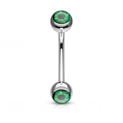 Piercing arcade 71 - Oeil psychédélique vert