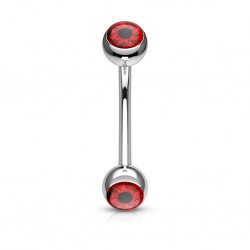 Piercing arcade 71 - Oeil psychédélique rouge