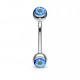 Piercing arcade 71 - Oeil psychédélique bleu