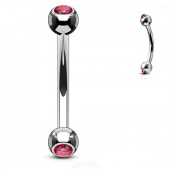 Piercing arcade 75 - Strass rouge opale