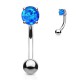 Piercing arcade 76 - Gem opale bleu