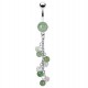 Piercing nombril pierre 05 - Cascade en aventurine jade