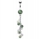 Piercing nombril pierre 05 - Cascade en jade africaine