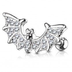 Cartilage hélix, tragus 389 - Chauve souris grise
