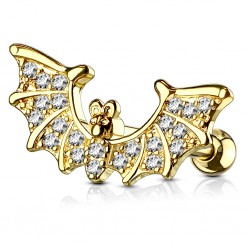 Cartilage hélix, tragus 389 - Chauve souris jaune