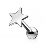Cartilage hélix, tragus 391 - Gris étoile