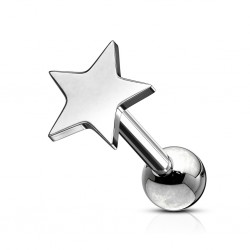 Cartilage hélix, tragus 391 - Gris étoile