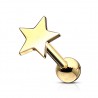 Cartilage hélix, tragus 391 - Jaune étoile