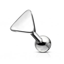 Cartilage hélix, tragus 394 - Gris triangle
