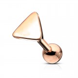 Cartilage hélix, tragus 394 - Rose triangle