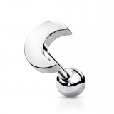 Cartilage hélix, tragus 118 - Lune grise