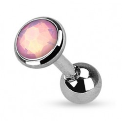 Cartilage hélix, tragus 310 - Gris opalite rose