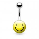 Piercing nombril logo 12 - Smiley