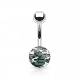 Piercing nombril logo 18 - Camouflage vert