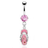 Piercing nombril tong 02 - étoiles