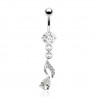 Piercing nombril musique 05 - Note transparente