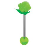 Piercing langue coquine 14 - Silicone fleur verte