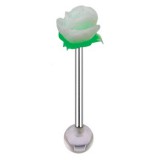 Piercing langue coquine 14 - Silicone fleur blanche
