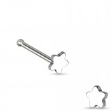 Piercing nez droit 0,8mm 56 - Gris étoile