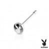 Piercing nez droit 0.8mm 11 - Logo playboy noir