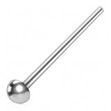 Piercing nez pliable 0.8 ou 1mm demi-boule