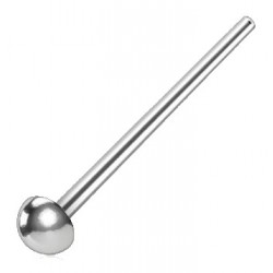 Piercing nez pliable 0.8 ou 1mm demi-boule