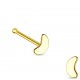 Piercing nez droit 0,8mm 54 - Jaune lune