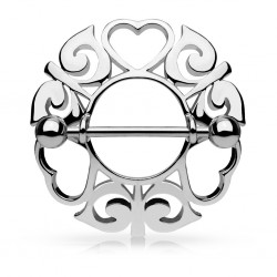 Piercing téton gris trois coeurs (20)