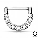 Piercing téton gris chaine (77)