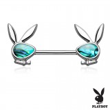 Piercing téton playboy 9 - Gris abalone