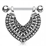 Piercing téton deluxe antique gris (70)