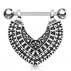 Piercing téton deluxe antique gris (70)