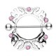 Piercing téton six strass (16)