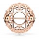 Piercing téton fleur de lys rose (30)
