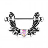 Piercing téton coeur aurora ailé (17)