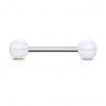 Piercing de langue UV 03 - Beach-Ball transparent