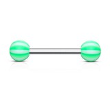 Piercing de langue UV 03 - Beach-Ball transparent