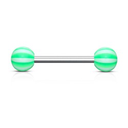 Piercing de langue UV 03 - Beach-Ball transparent